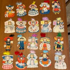 Hallmark 1940s paper dolls (20) Land Of Make Believe, Little women + Box